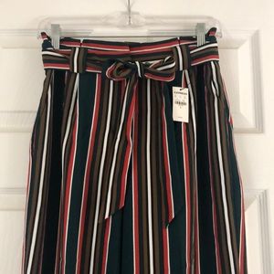 Express High Waisted Sash Tie Wide Leg Pant (NEW)
